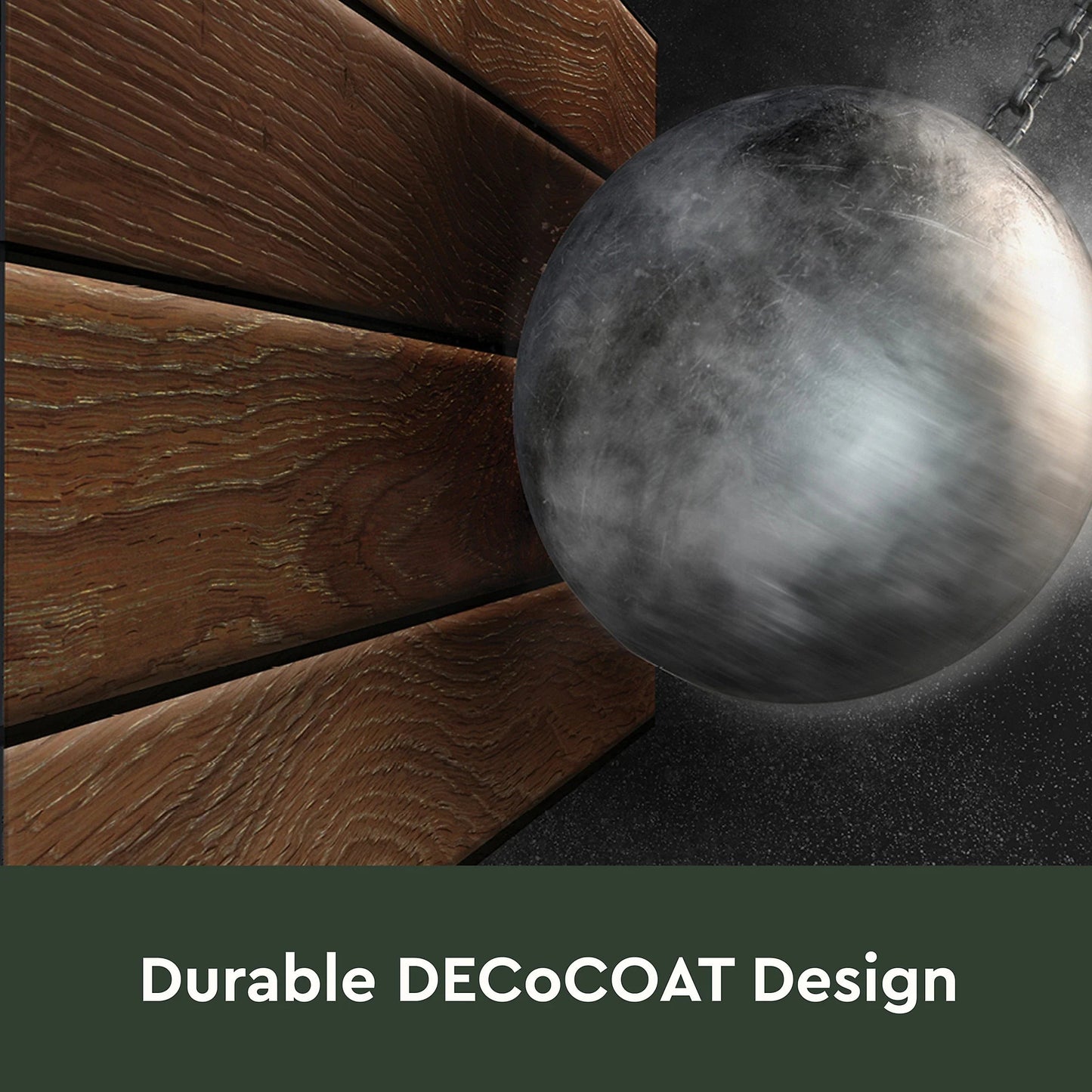 Keter Signature Decocoat Walnut Garden Storage Box 757L