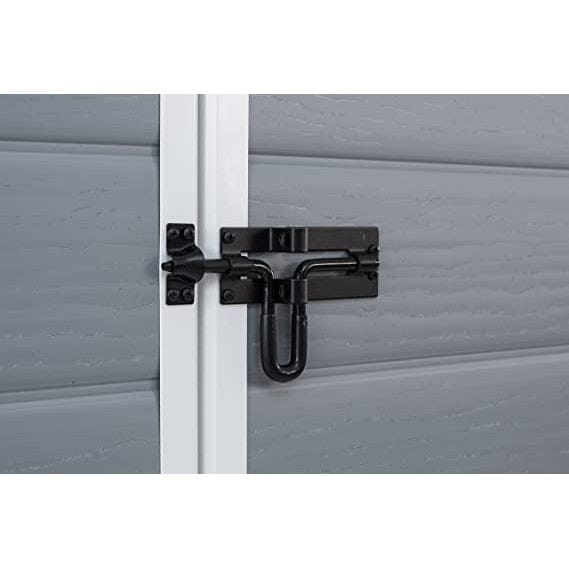 Keter 6′ x 6′ Manor Plastic Pent Garden Storage Shed – Grey