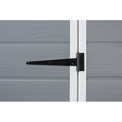 Keter 6′ x 6′ Manor Plastic Pent Garden Storage Shed – Grey