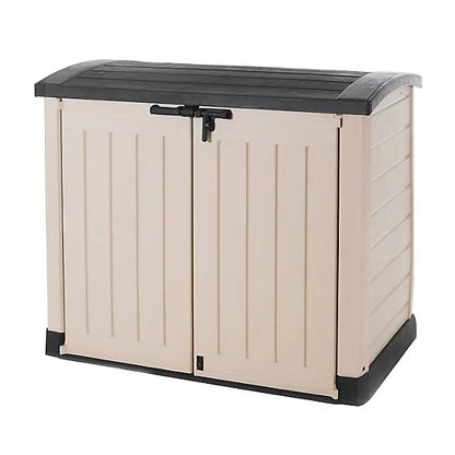 Keter Store-It-Out 1200L Arc Beige &amp; Brown Garden Storage Box